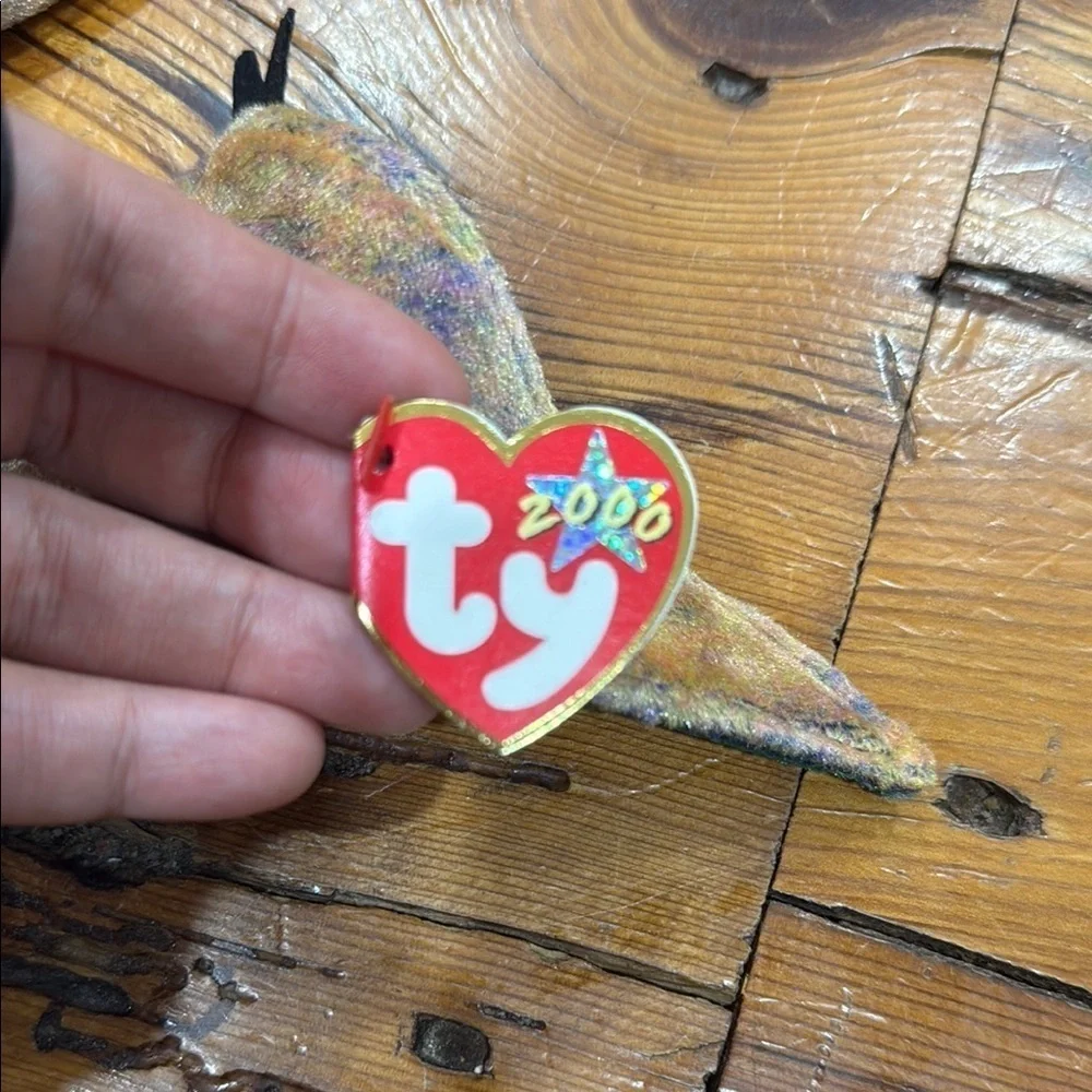 Ty Beanie Baby Swoop The Pterodactyl Mint Pellets